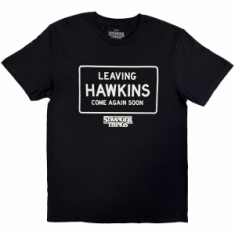Stranger Things - Leaving Hawkins Uni Bl T-Shirt  (XL)