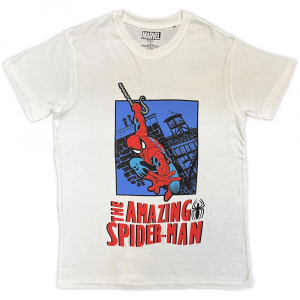 Marvel - The Amazing Spider-Man Lunge Uni Wht T-Shirt