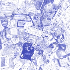 Ninajirachi - I Love My Computer (Half Blue Half White Vinyl)