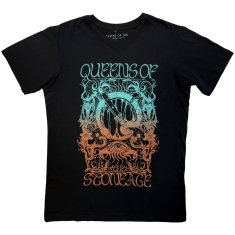 Queens Of The Stone Age - Montage Uni Bl Carbon T-Shirt