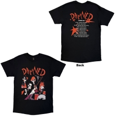 Damned - Damned Cartoon Eu Tour Summer 25 Uni Bl T-Shirt