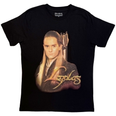 Lord Of The Rings - Legolas Gold Text Uni Bl T-Shirt