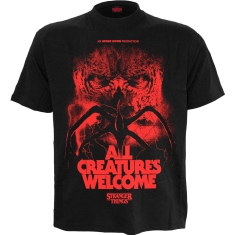 Stranger Things - All Creatures Welcome - T-Shirt