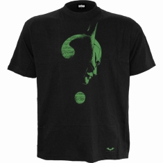 Batman - Riddler - Glow In The Dark Logo - T-Shirt