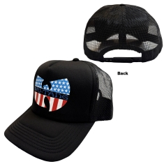 Wu Tang Clan - Star-Spangled Logo Bl Mesh-Back Cap