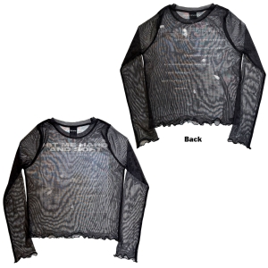 Billie Eilish - Hmhas Tracklist Lady Bl Mesh Crop
