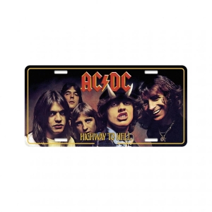 Ac/Dc - Number Plate Highway To Hell