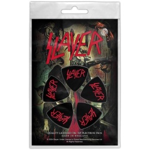 Slayer - Tri-Tip Plectrum Pack: Logo