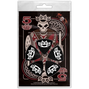 Five Finger Death Punch - Tri-Tip Plectrum Pack: Knuckle Crown
