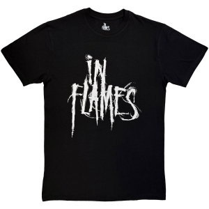 In Flames - Logo Mono Uni Bl T-Shirt