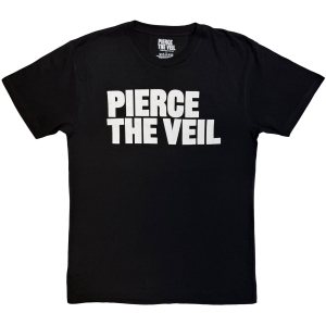 Pierce The Veil - Logo Mono Uni Bl T-Shirt