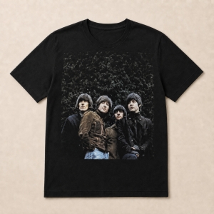 The Beatles - Rubber Soul Photo Uni Bl T-Shirt