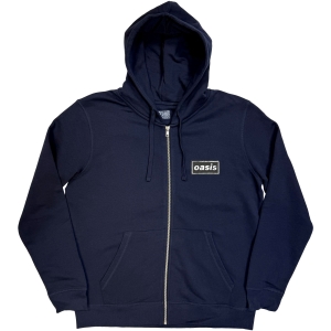 Oasis - Stencil Logo Uni Navy Zip Hoodie
