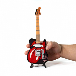 Rolling Stones - Tongue & Lips Mini Guitar