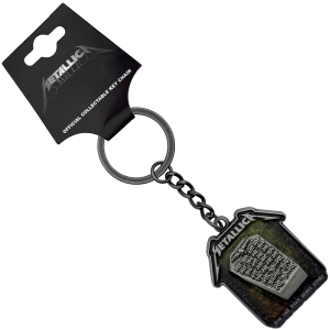 Metallica - Never Die Tombstone Keychain