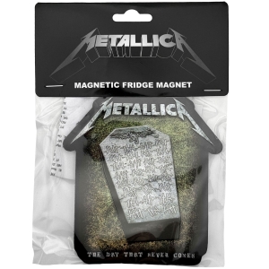 Metallica - Never Die Tombstone Magnet