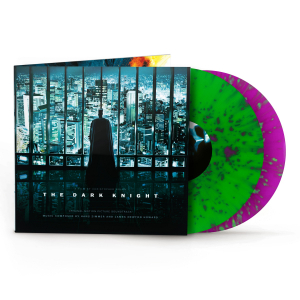 Hans Zimmer & James Newton Howard — The Dark Knight Neon Purple Green Splatter
