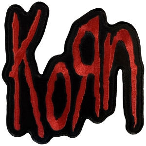 Korn - Red Logo Woven Patch