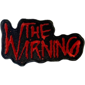Warning - Splatter Logo Woven Patch