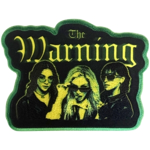 Warning - Yellow Girls Woven Patch
