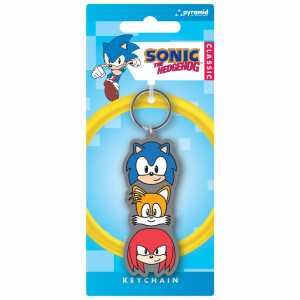 Sonic The Hedgehog - Trio Stack Pvc Keychain