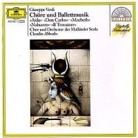Abbado Claudio Dirigent - Operakörer & Balettmusik Av Verdi in the group CD / Klassiskt at Bengans Skivbutik AB (619178)