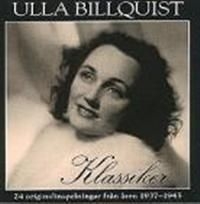 Ulla Billquist - Klassiker in the group CD / Pop at Bengans Skivbutik AB (637749)