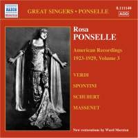 Rosa Ponselle - American Recordings Vol 3