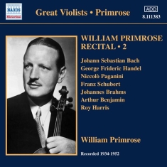 William Primrose - Recital Vol 2