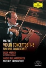 Mozart - Violinkonsert 1-5 in the group OTHER / Music-DVD & Bluray at Bengans Skivbutik AB (882494)