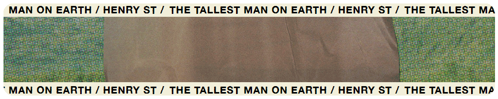 Tallest Man On Earth