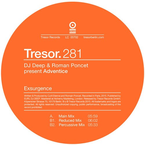 Dj Deep & Roman Poncet Pres. Advent - Exsurgence