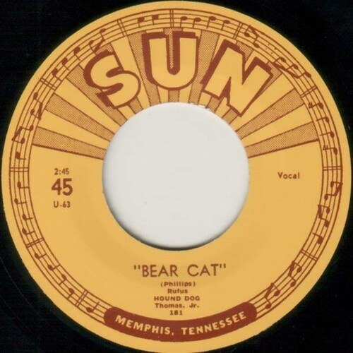 Thomas Jr Rufus Hound Dog - Bear Cat / Walking In The Rain (Sun