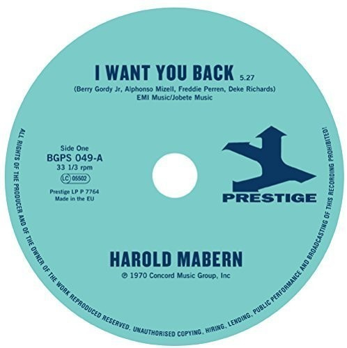 Mabern Harold - I Want You Back