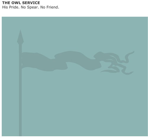 Owl Service - His Price. No Spear. No Friends