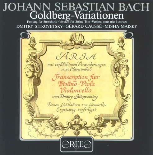 Bach J S - Goldberg Variations (Arr. For Strin