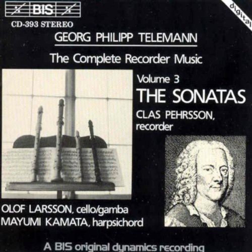Telemann Georg Philipp - Complete Recorder Music Vol3