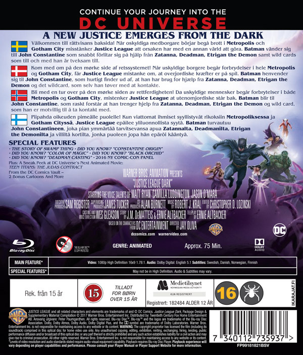 Movie - Justice League Dark Ani Bd