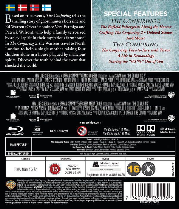 Movie - Conjuring 1-2 Bd