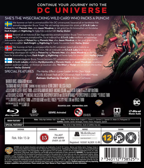 Movie - Dcu: Batman And Harley Quinn Bd