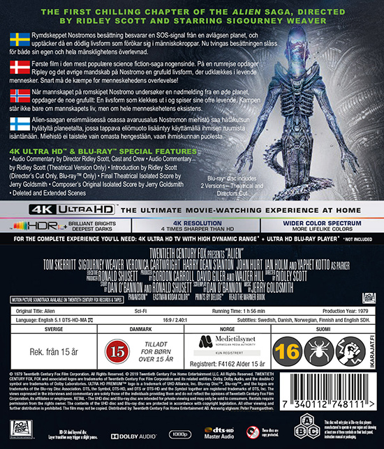 Movie - Alien Uhd