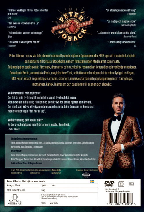 Film - Peter Jöback - Med Hjärtat Som Insats