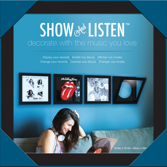 Show And Listen - Black LP Flip Frame
