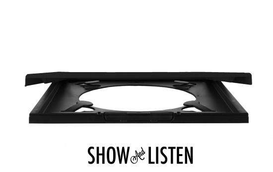 Show And Listen - Black LP Flip Frame