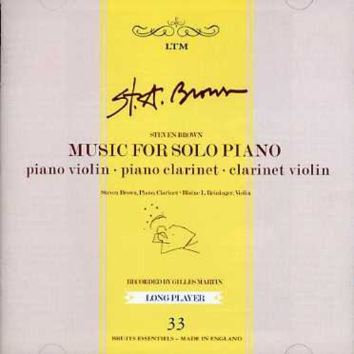 Steven Brown - Music For Solo Piano
