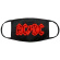 Ac/Dc - Neon Logo Bl Face Mask Ac/Dc - Neon Logo Bl Face Mask