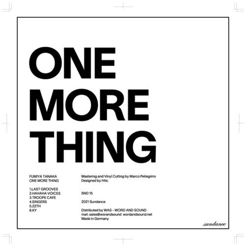 Fumiya Tanaka - One More Thing - First Part