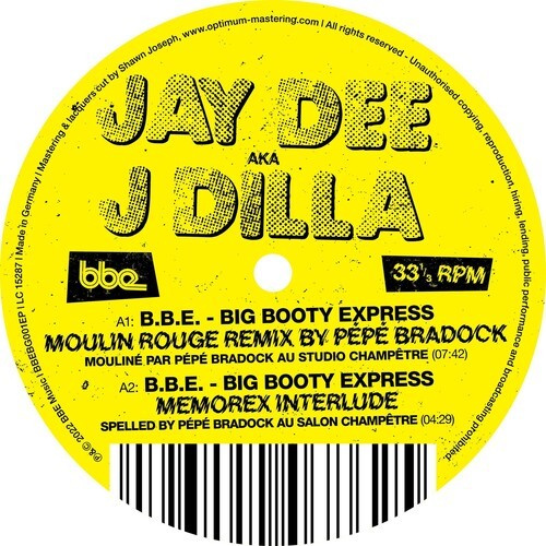 J Dilla - J Dilla - B.B.E. - Big Booty Express (Vinyl)
