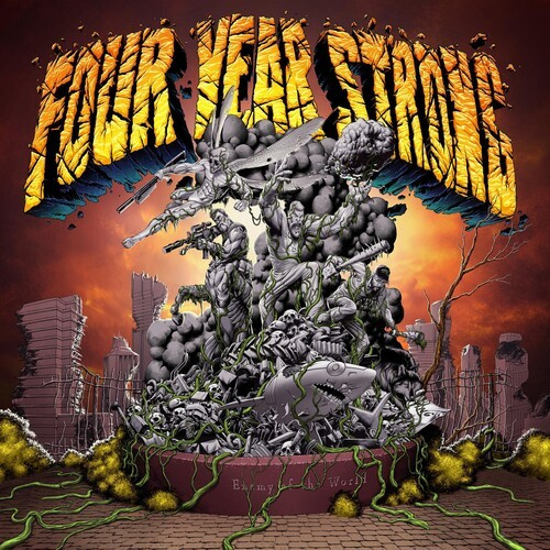 Four Year Strong - Enemy Of The World (Brown & Gold)