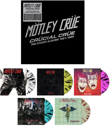 Mötley Crüe - Crücial Crüe - The Studio Albums 1981-1989 (Vinyl)